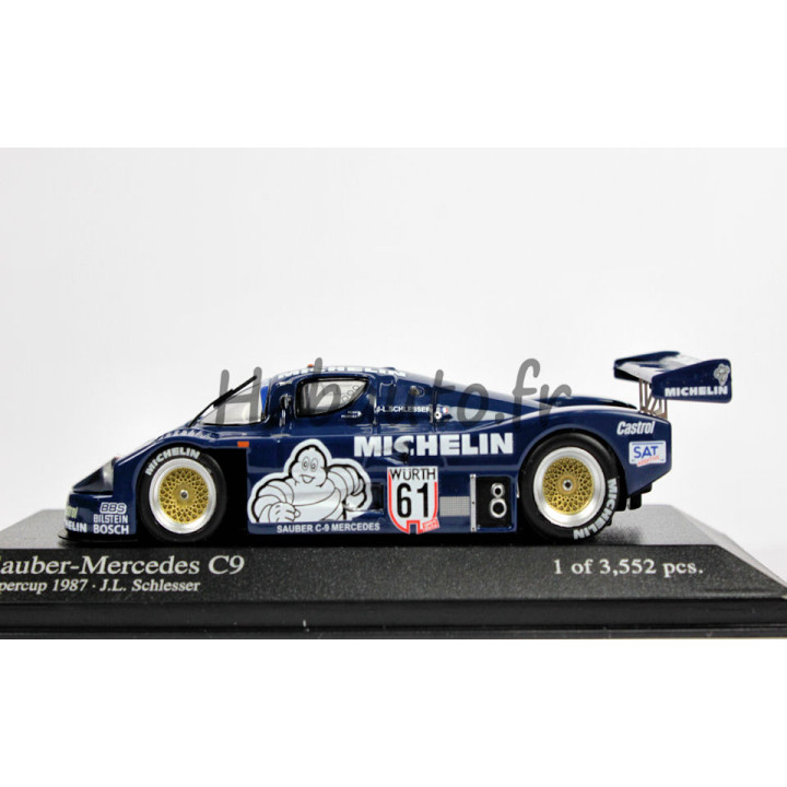 Sauber-Mercedes C9 - «Michelin» - #61 Jean-Louis Schlesser - Vainqueur Supercup Nürburgring 1987 