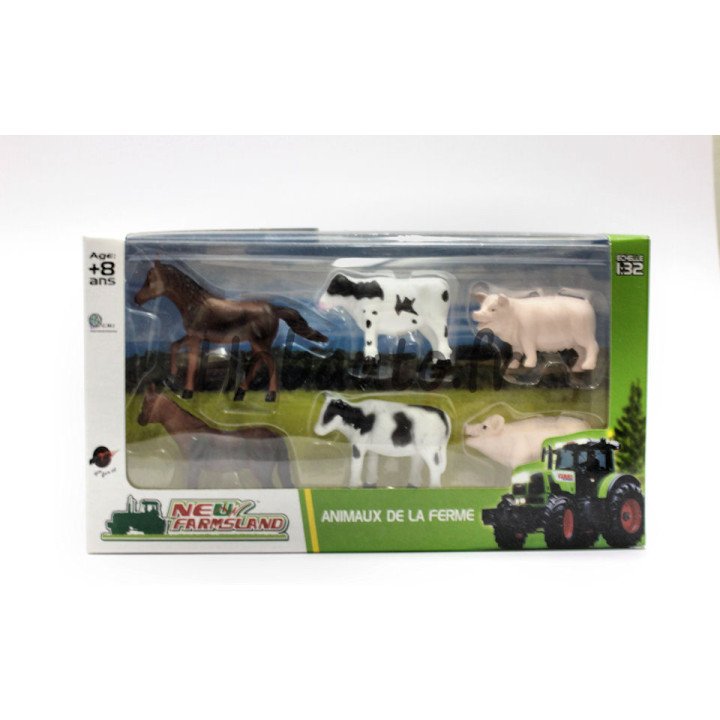 Coffret 6 animaux ferme