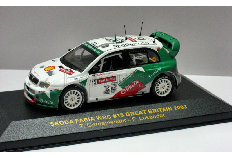 Skoda Fabia WRC - #15 P.Lukander-T.Gardemeister - Great Britain Rally 2003