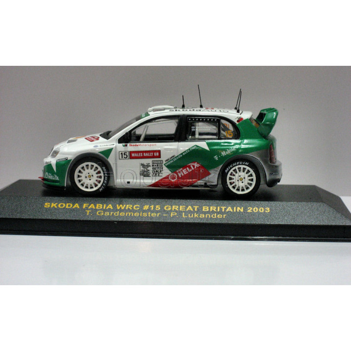 Skoda Fabia WRC - #15 P.Lukander-T.Gardemeister - Great Britain Rally 2003