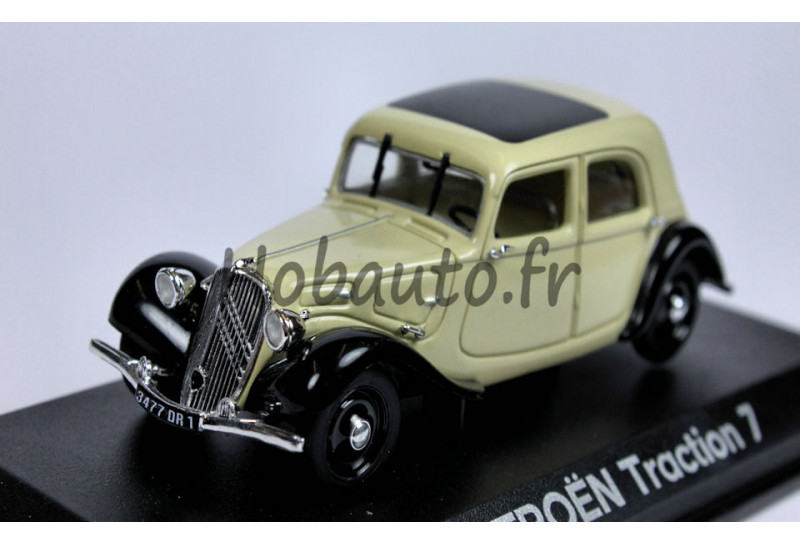 Citroën Traction 7C 1934 beige & noire