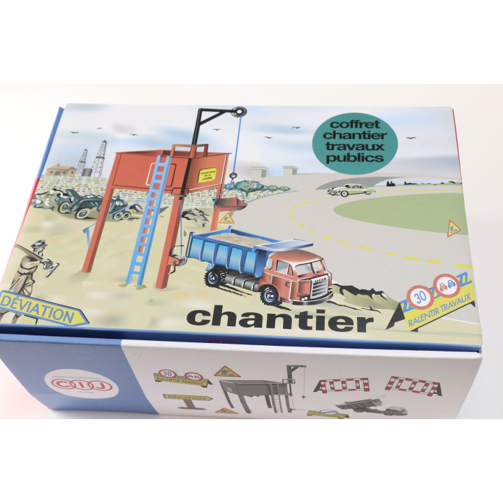 Coffret chantier travaux publics Renault JL20 Charbon