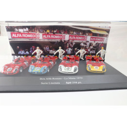 Alfa Romeo - Set 4X 33.3 Autodelta Le Mans 1970 - n35