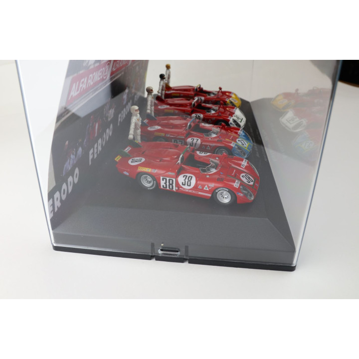 Alfa Romeo - Set 4X 33.3 Autodelta Le Mans 1970 - n35