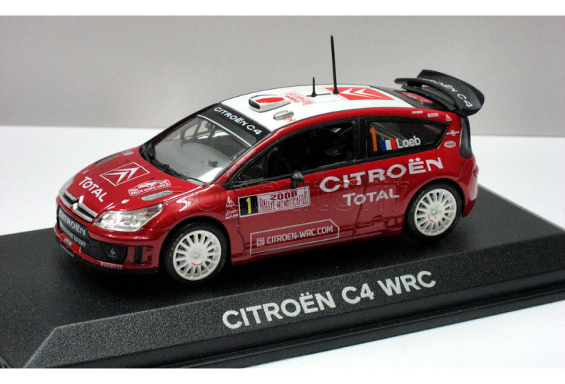 Citroen C4 WRC - #1 S.Loeb D.Elena - Rallye de Monte Carlo 2008