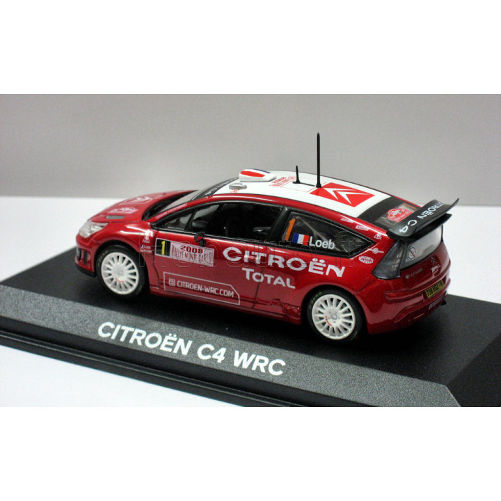 Citroen C4 WRC - #1 S.Loeb D.Elena - Rallye de Monte Carlo 2008