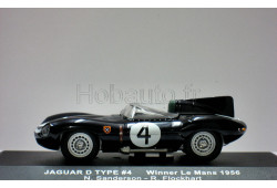 Jaguar D - #4 - N. Sanderson - R. Flockhart- Vainqueur Le Mans 1956