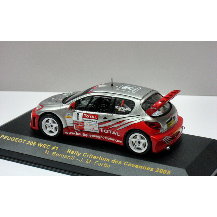 Peugeot 206 WRC - #1 J.M.Fortin-N.Bernardi - Rally Cevennes