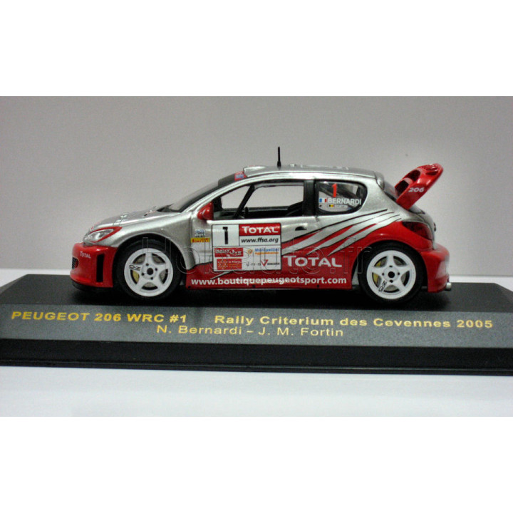 Peugeot 206 WRC - #1 J.M.Fortin-N.Bernardi - Rally Cevennes