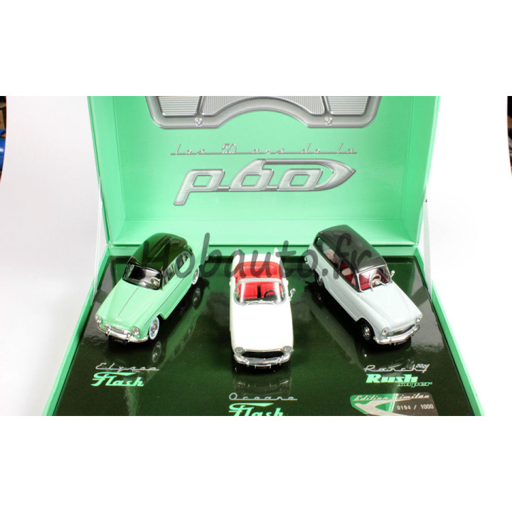 Coffret 50 Ans Simca Aronde P60 Elysée-Océane-Ranch 